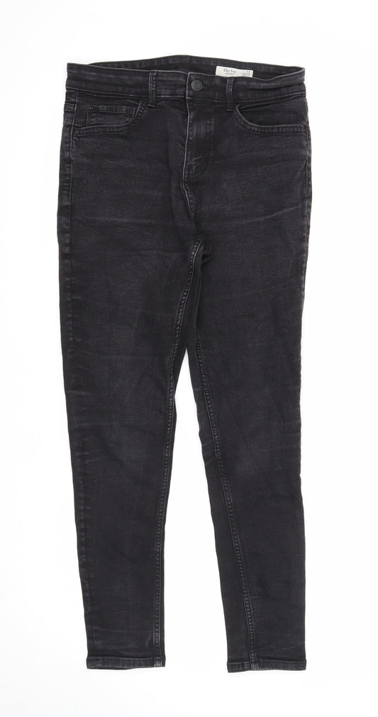 Womens UK Size 12 Marks and Spencer Regular Fit Skinny Black Jeans