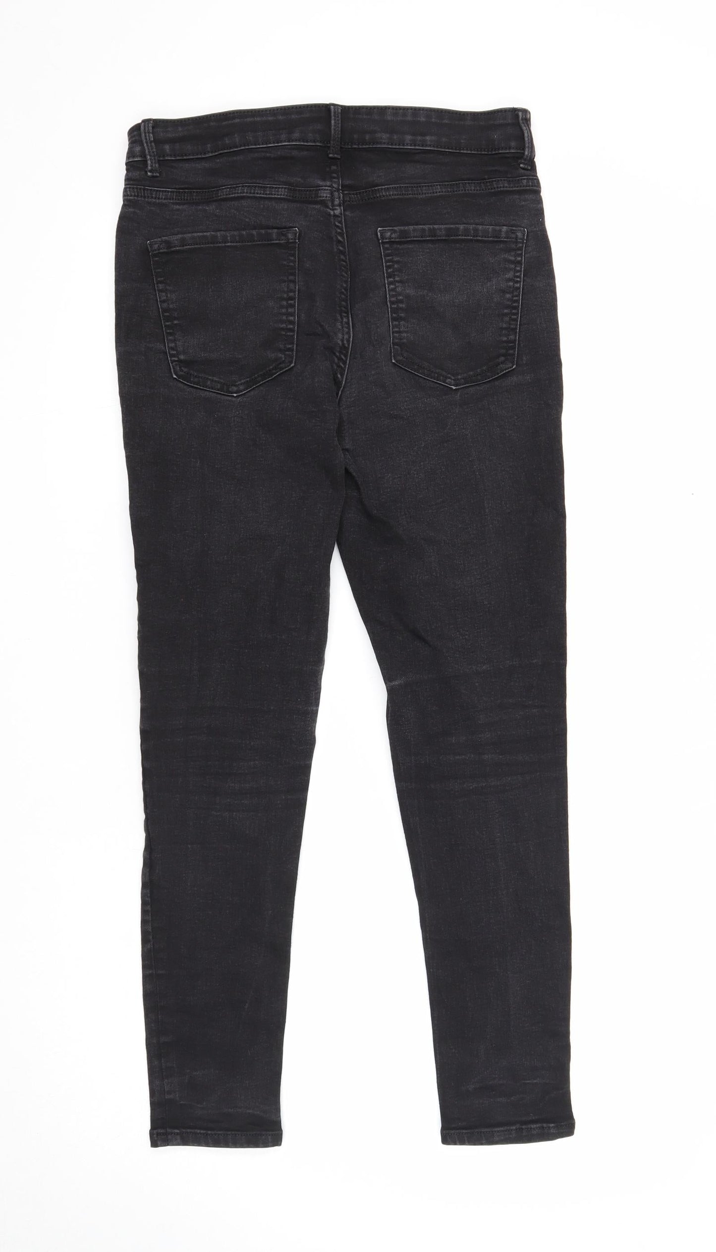 Womens UK Size 12 Marks and Spencer Regular Fit Skinny Black Jeans