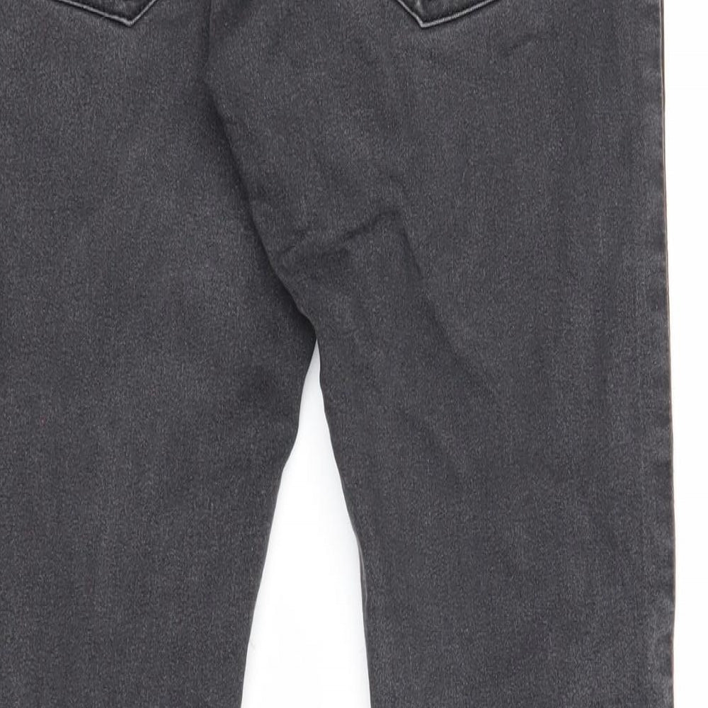 Womens UK Size 10 Preworn Regular Fit Skinny Black Jeans