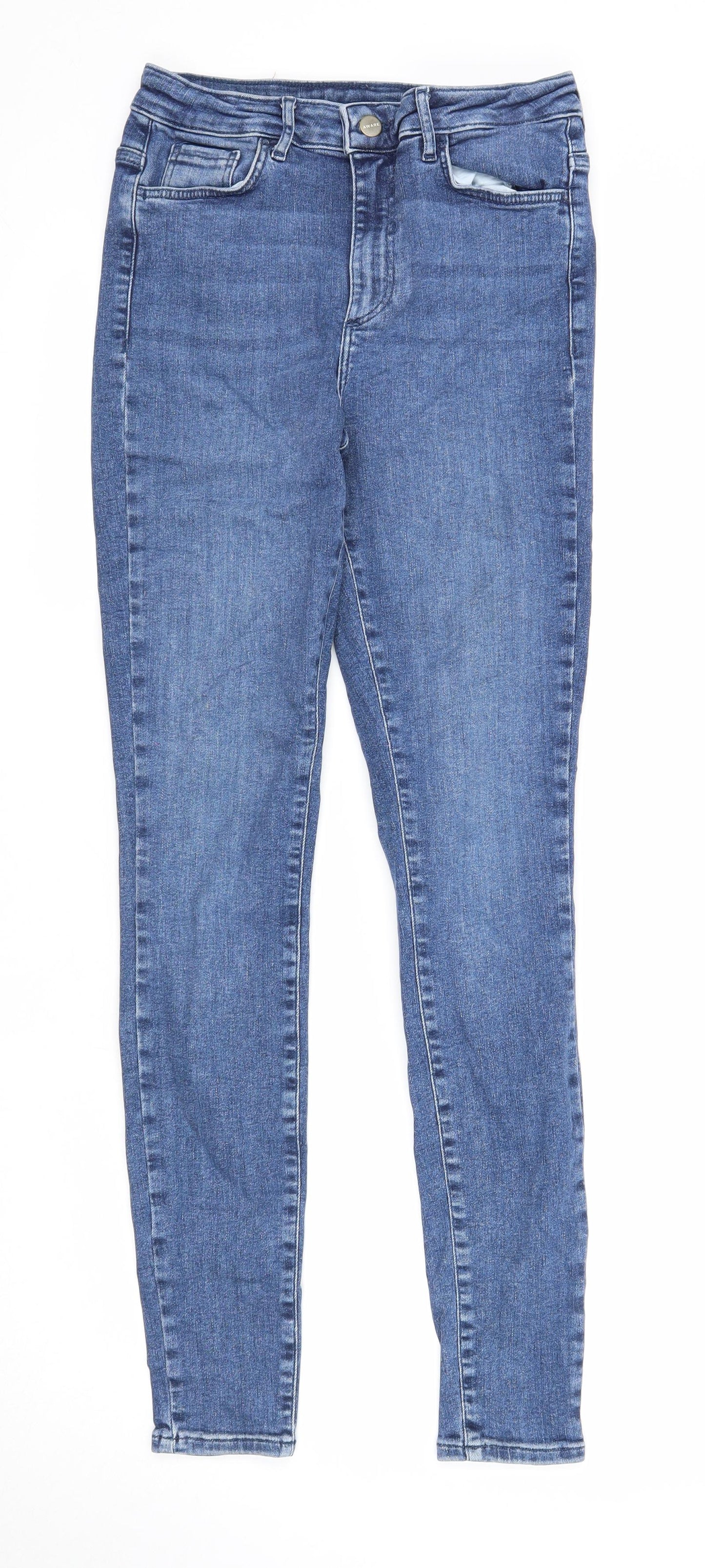 Womens UK Size 34 in VERO MODA Regular Fit Skinny Blue Jeans