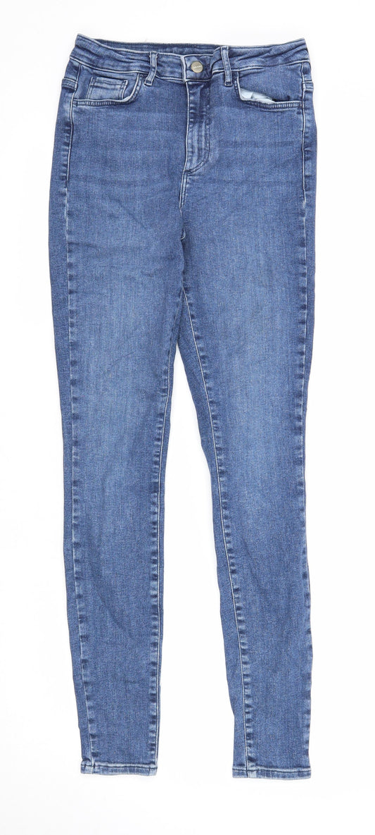 Womens UK Size 34 in VERO MODA Regular Fit Skinny Blue Jeans