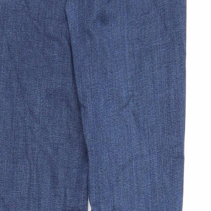 Uniqlo Womens Blue Cotton Skinny Jeans Size S Regular