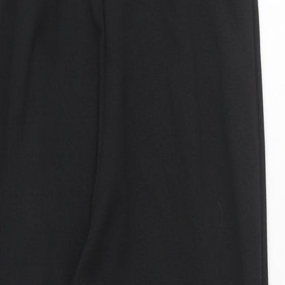 Stylewise Womens Black Polyester Jumpsuit One-Piece Size 12 Pullover