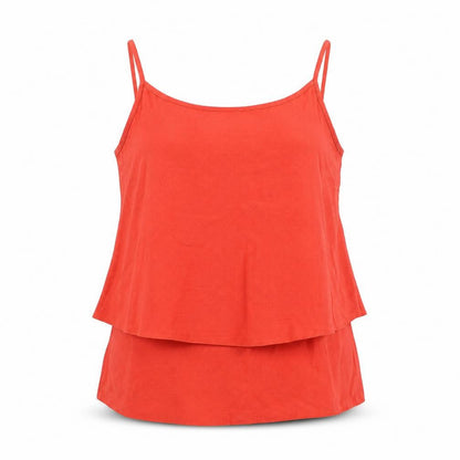 Hotsquash Womens Orange Polyester Camisole Tank Size 12 Scoop Neck