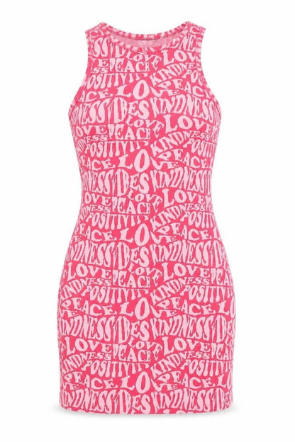 Primark Womens Pink Geometric Polyester Shift Size XS Round Neck Pullover