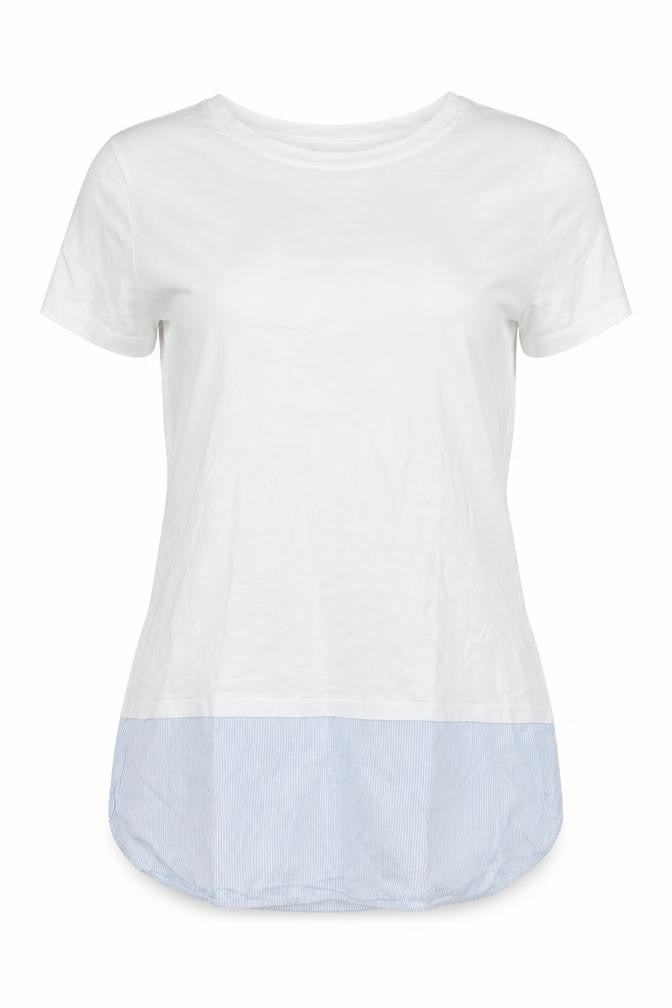 Womens UK Size XS H&M White Basic T-Shirt