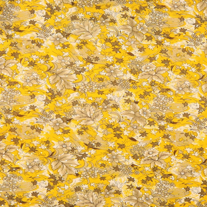 Only You Womens Yellow Floral Polyester Tunic Blouse Size 2XL Scoop Neck