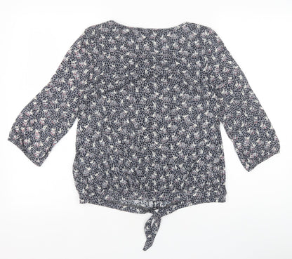 Womens UK Size 10 Marks and Spencer Grey Basic Blouse