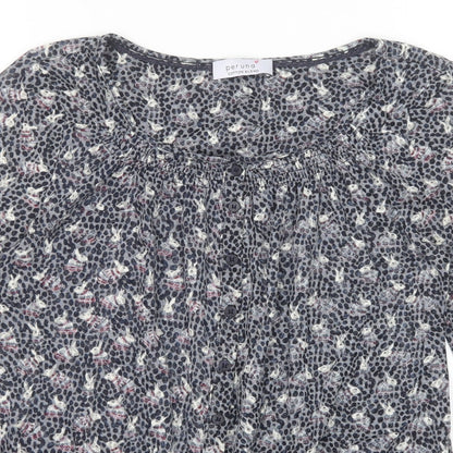 Womens UK Size 10 Marks and Spencer Grey Basic Blouse