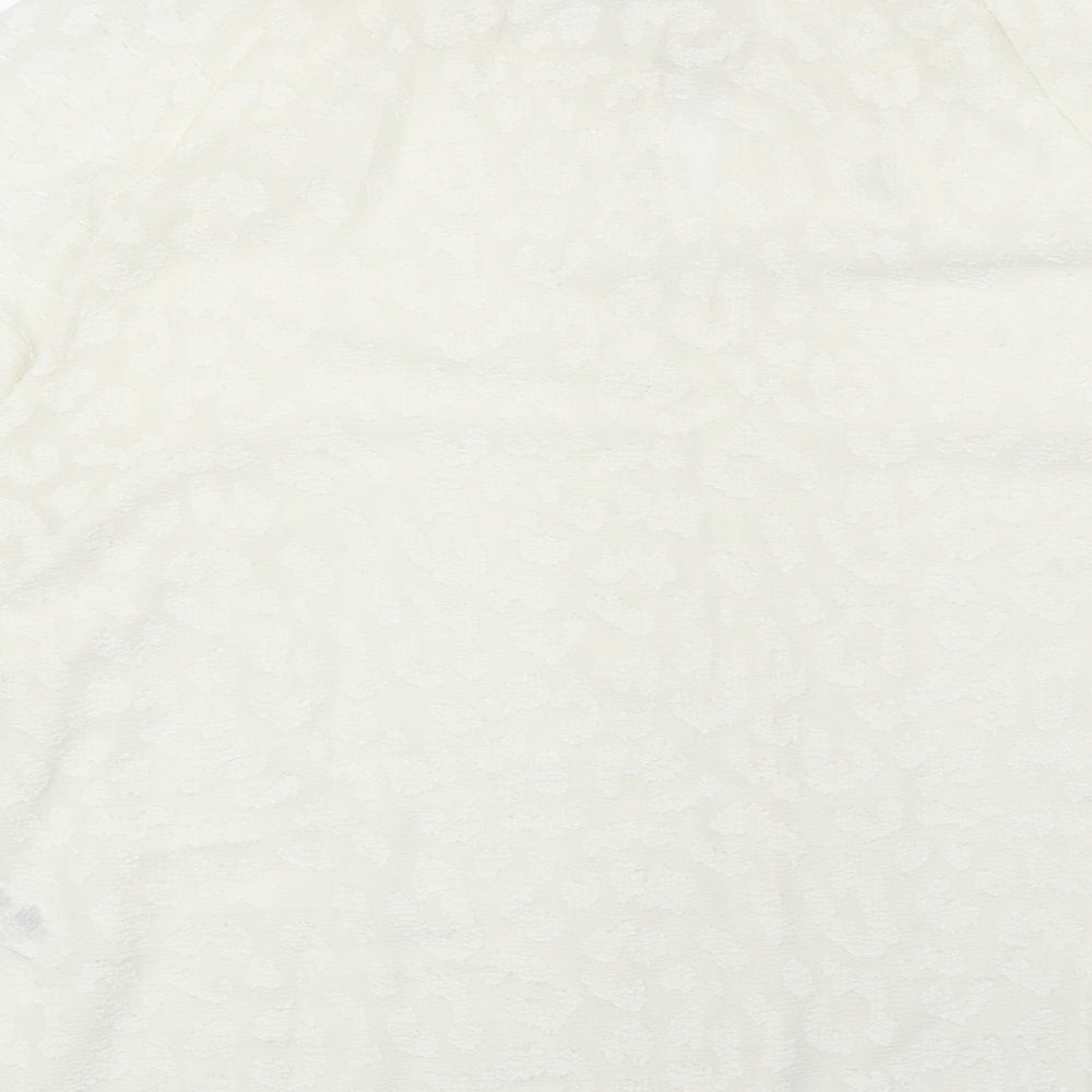 Womens UK Size 14 Marks and Spencer Ivory Basic Blouse