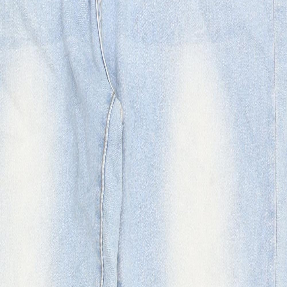 SheIn Womens Blue Cotton Skinny Jeans Size 30 in Slim Zip