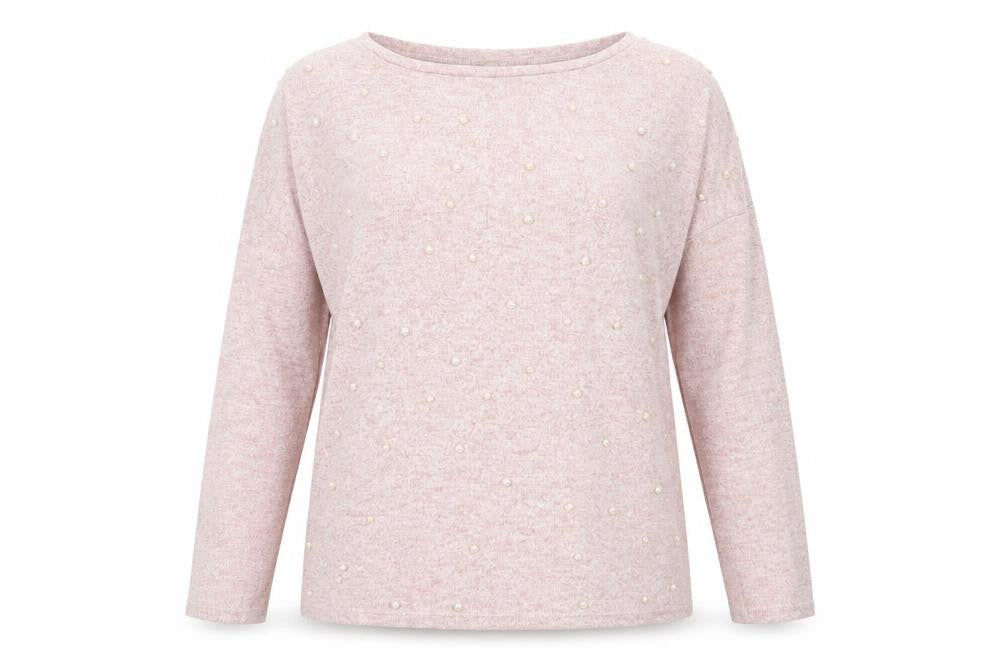 Womens UK Size 8 George Pink Pullover Jumper