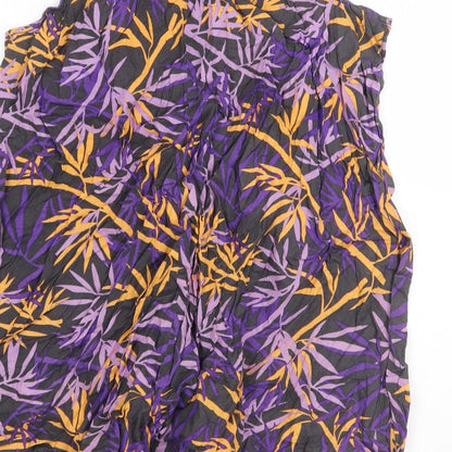 Womens UK Size 10 H&M Purple Tunic Tank
