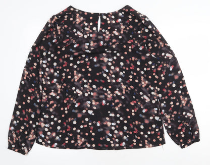 Womens UK Size XL Taifun Black Basic Blouse