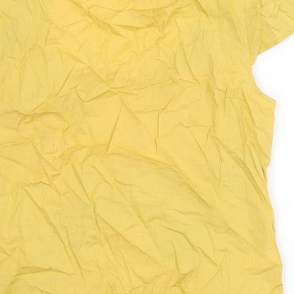 Womens UK Size 18 MK Yellow Basic Blouse