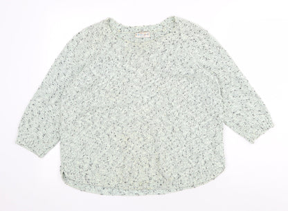 Womens UK Size 12 Marks and Spencer Green Pullover Jumper