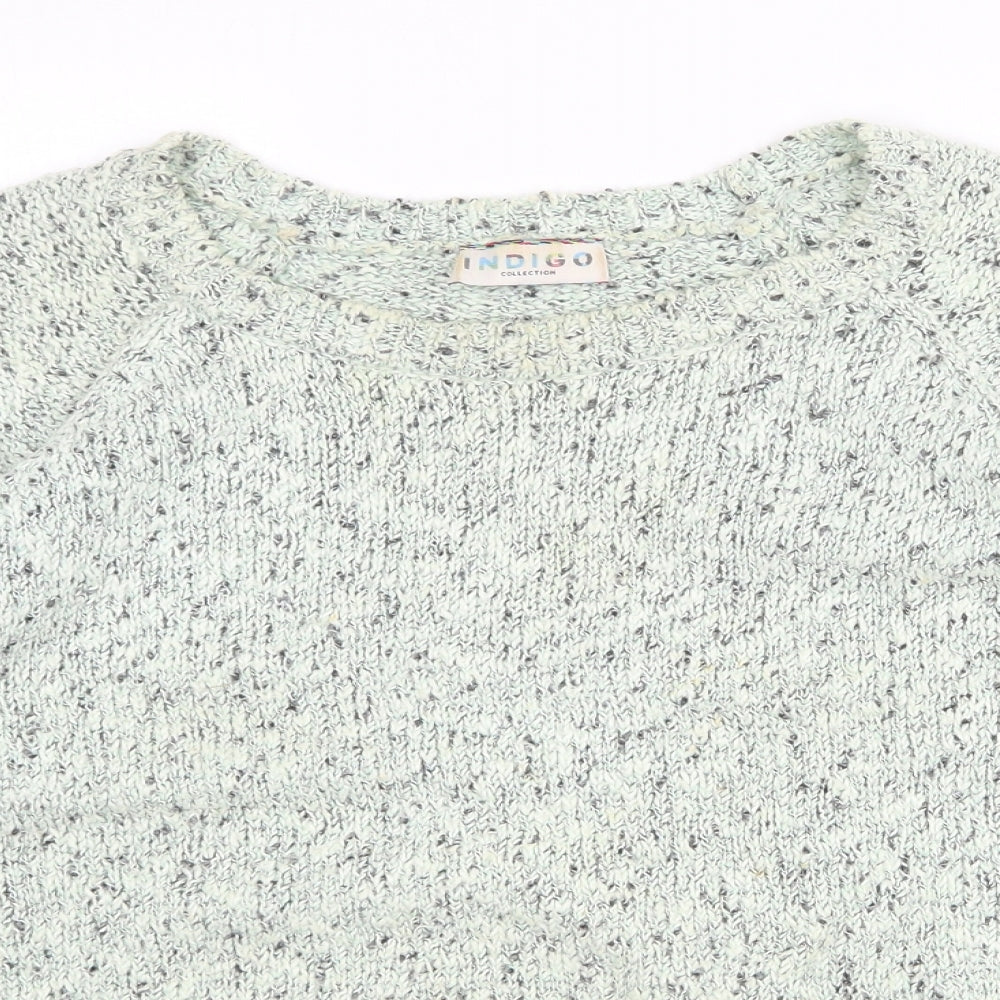 Womens UK Size 12 Marks and Spencer Green Pullover Jumper