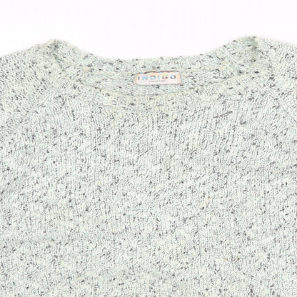 Womens UK Size 12 Marks and Spencer Green Pullover Jumper