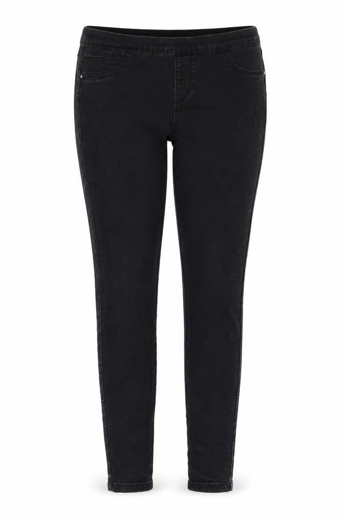 Womens UK Size 10 Denim & Co. Regular Fit Skinny Black Jeans