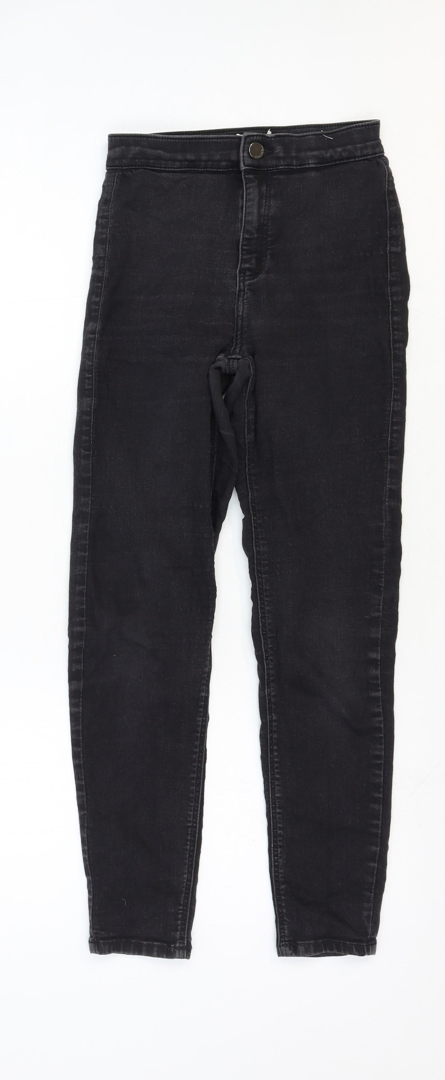 Mens UK Size 24 in Topshop Regular Fit Skinny Black Jeans