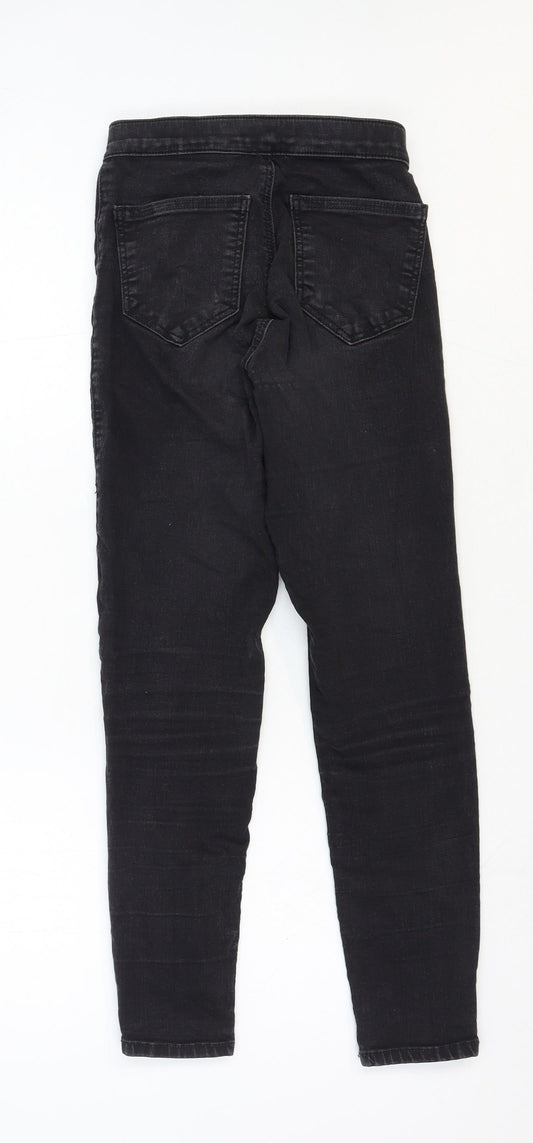 Mens UK Size 24 in Topshop Regular Fit Skinny Black Jeans