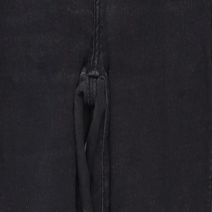 Mens UK Size 24 in Topshop Regular Fit Skinny Black Jeans