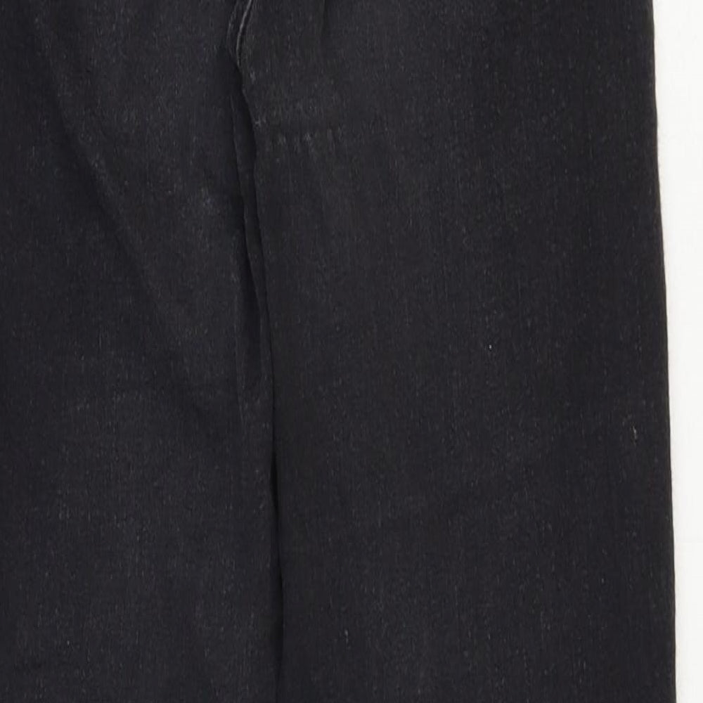Mens UK Size 24 in Topshop Regular Fit Skinny Black Jeans