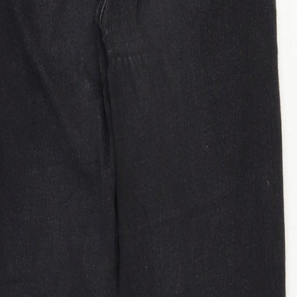 Mens UK Size 24 in Topshop Regular Fit Skinny Black Jeans