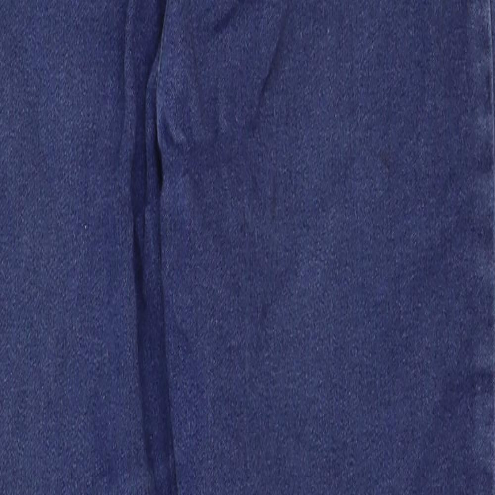 George Girls Blue Cotton Skinny Jeans Size 10-11 Years Regular