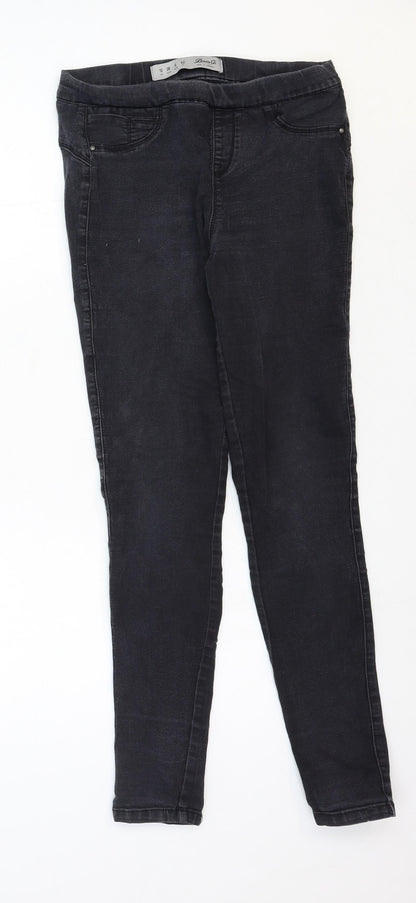 Denim & Co. Womens Black Cotton Jegging Jeans Size 10 Regular