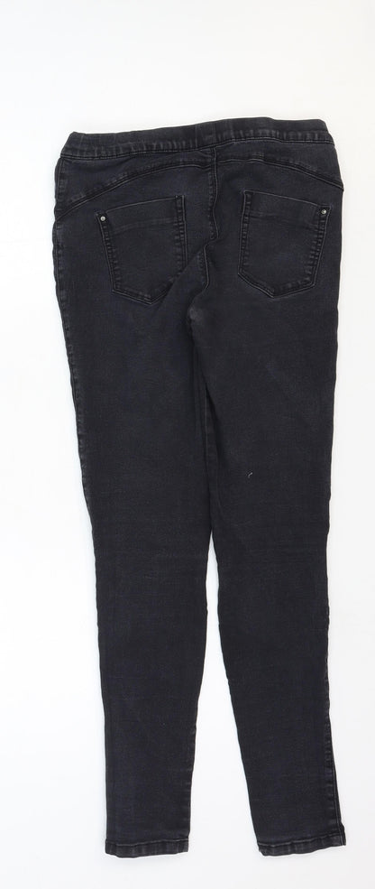 Denim & Co. Womens Black Cotton Jegging Jeans Size 10 Regular