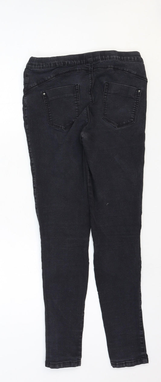 Denim & Co. Womens Black Cotton Jegging Jeans Size 10 Regular