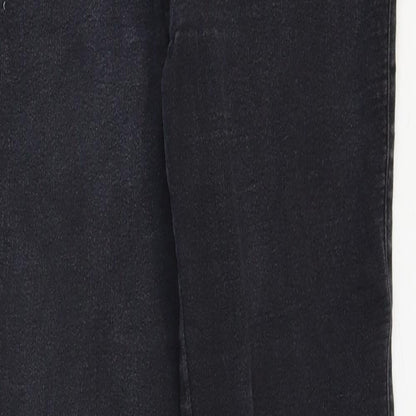 Denim & Co. Womens Black Cotton Jegging Jeans Size 10 Regular