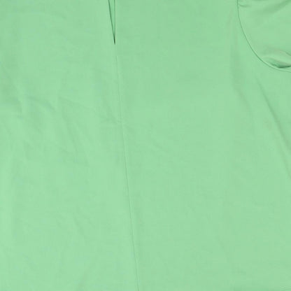 Womens UK Size 14 Preworn Green Basic Blouse