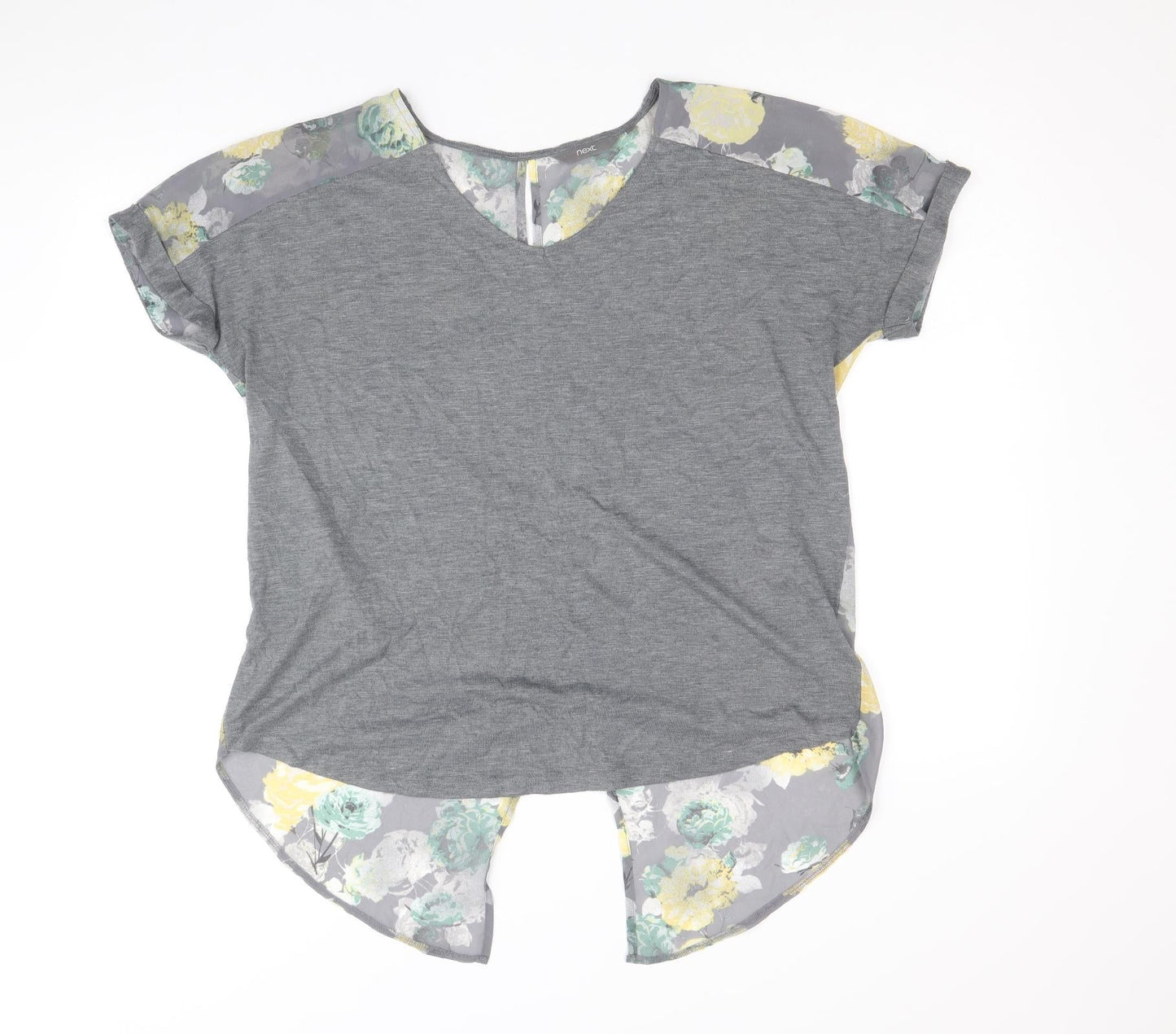 Womens UK Size 12 NEXT Multicoloured Tunic T-Shirt