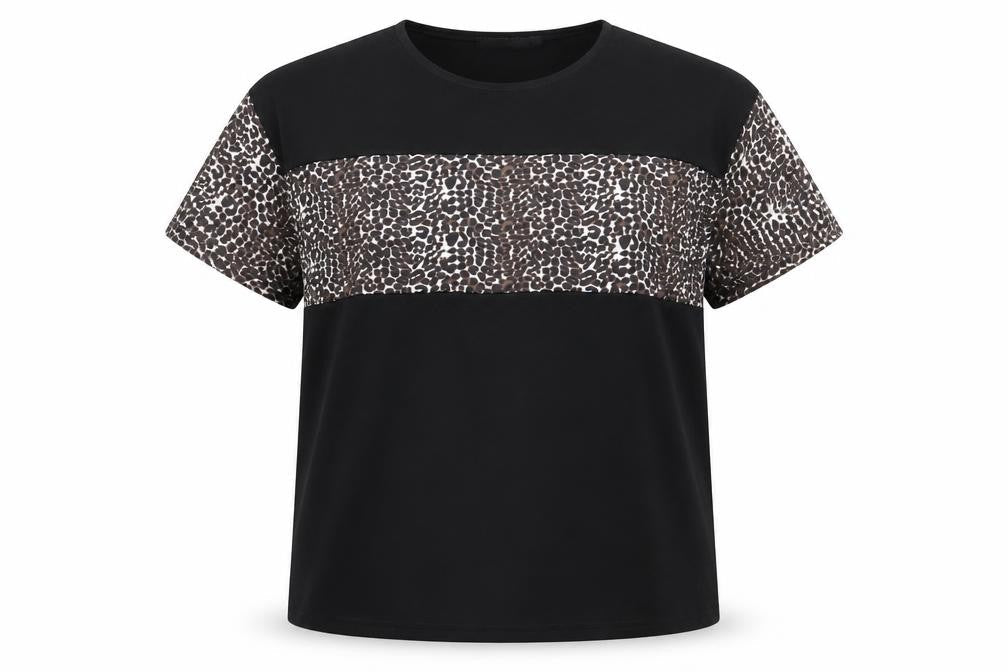 Womens UK Size 10 I SAW IT FIRST Black Basic T-Shirt