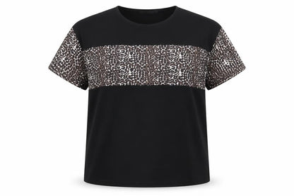 Womens UK Size 10 I SAW IT FIRST Black Basic T-Shirt