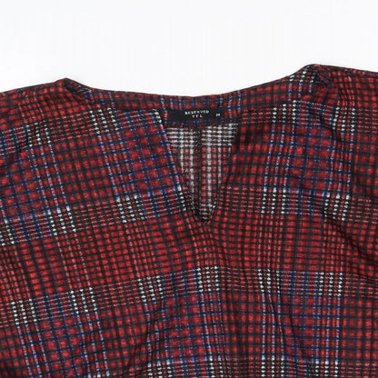 Womens UK Size M RESERVED Multicoloured Cropped Blouse