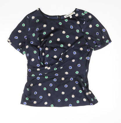 Womens UK Size 12 Clements Ribeiro Black Basic Blouse