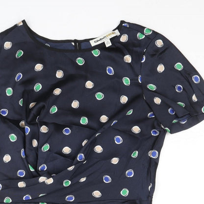 Womens UK Size 12 Clements Ribeiro Black Basic Blouse