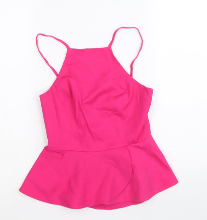 Womens UK Size 8 Forever New Pink Basic Tank