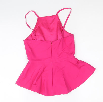 Womens UK Size 8 Forever New Pink Basic Tank
