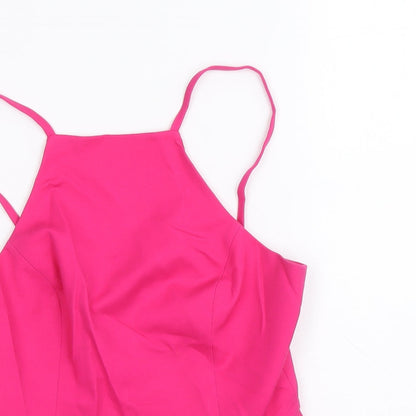 Womens UK Size 8 Forever New Pink Basic Tank