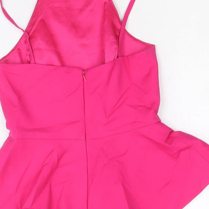 Womens UK Size 8 Forever New Pink Basic Tank