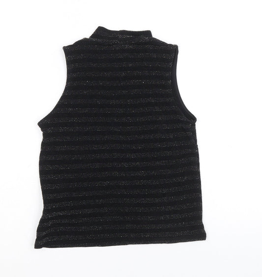 Womens UK Size 10 Atmosphere Black Basic Tank