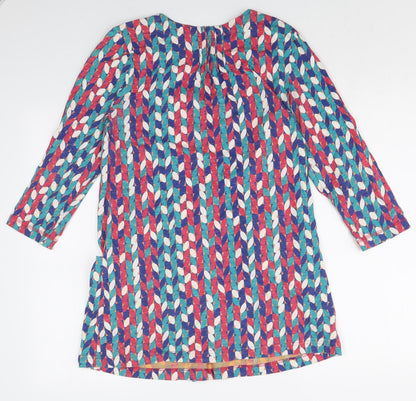 Womens UK Size XS Adini Multicoloured Tunic Blouse