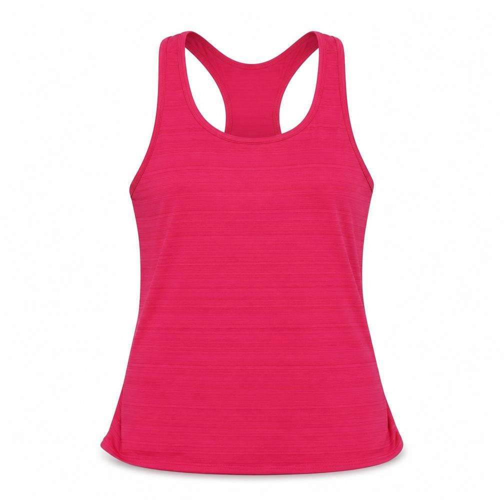 Preworn Womens Pink Polyester Basic Tank Size L Scoop Neck