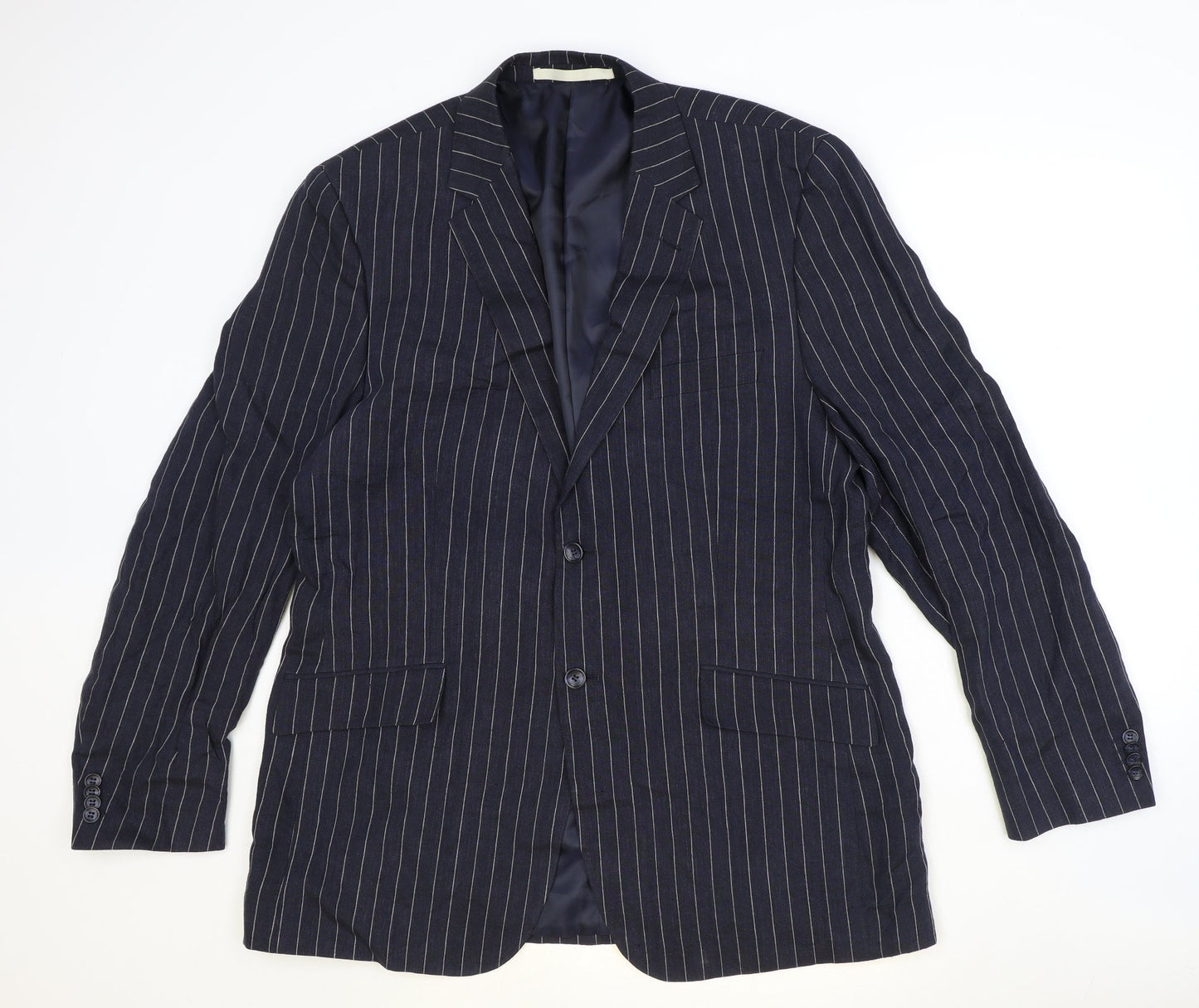 Mens UK Size 44 Marks and Spencer Regular Blue Suit Jacket
