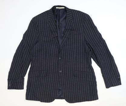Mens UK Size 44 Marks and Spencer Regular Blue Suit Jacket