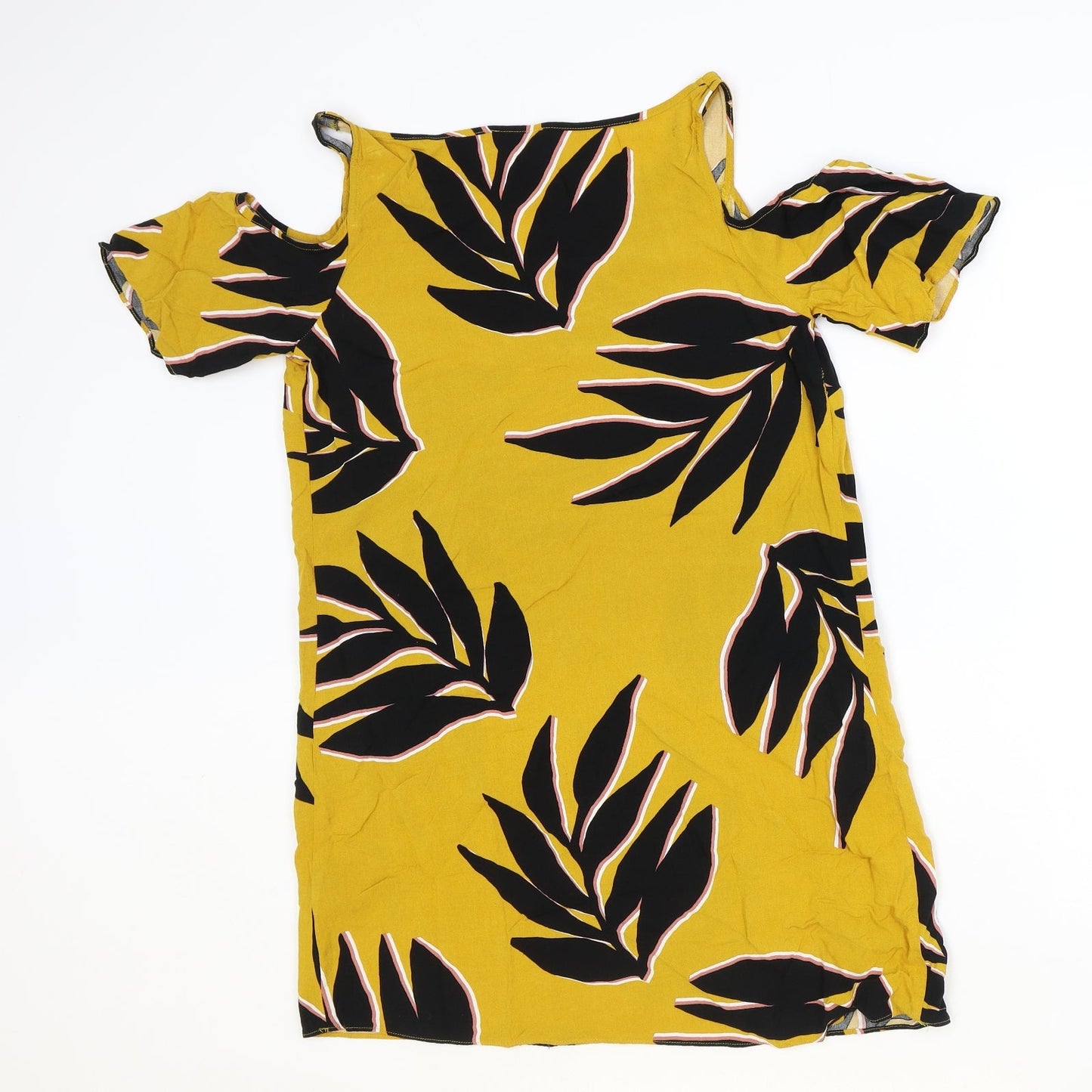 Womens UK Size 12 Papaya Orange Basic Blouse